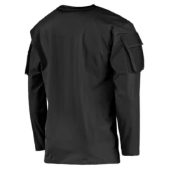 MFH US Long Sleeved T-Shirt With Sleeve Pockets Black -Cheap Mod Lenza Store 00123 Black 02