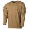 MFH US Long Sleeved T-Shirt With Sleeve Pockets Coyote 2 MFH US Long Sleeved T-Shirt With Sleeve Pockets Coyote -Cheap Mod Lenza Store 00123 Coyote 01