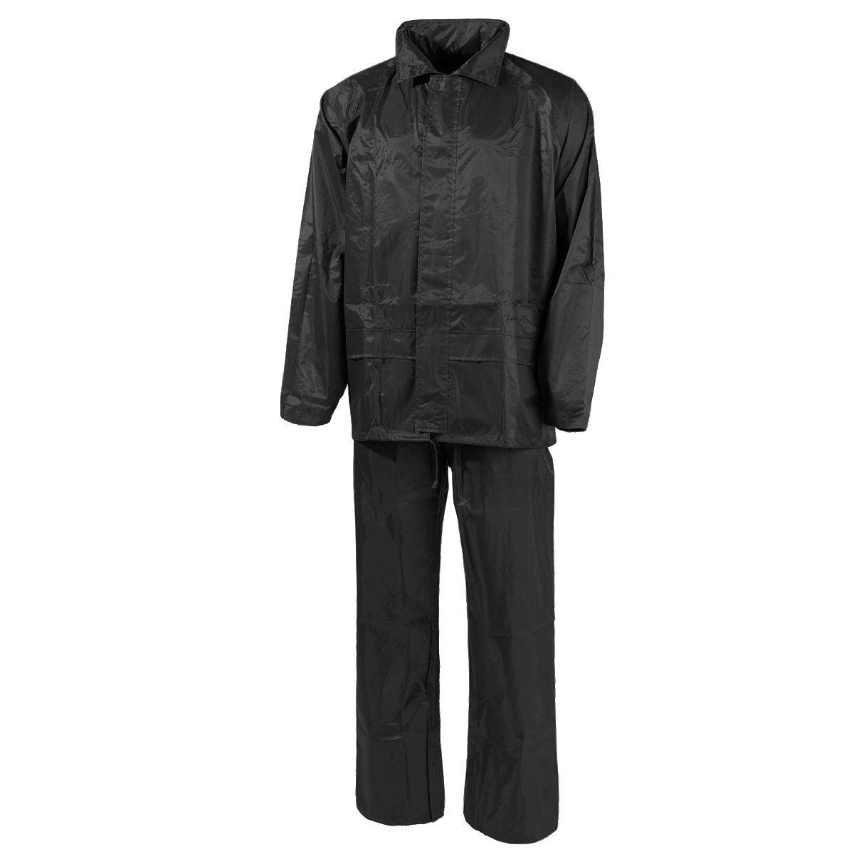 MFH 2-Piece Rain Suit Black 3 MFH 2-Piece Rain Suit Black