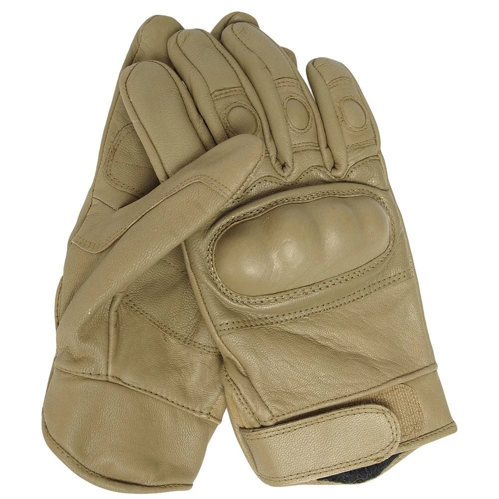 Mil-Tec Tactical Gloves Leather Coyote 2 Mil-Tec Tactical Gloves Leather Coyote