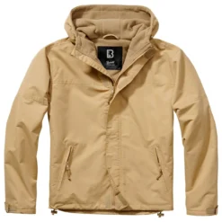 Brandit Windbreaker Front Zip Camel