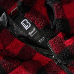 Brandit Teddyfleece Jacket Red/Black -Cheap Mod Lenza Store 5021 41 BRANDIT TEDDYFLEECE JACKET RED BLACK 005 8