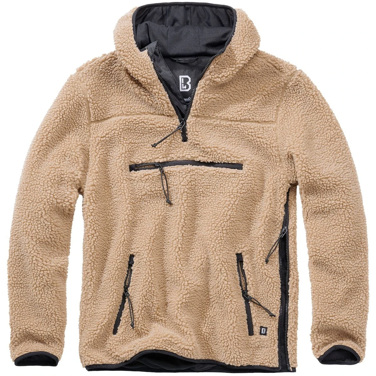 Brandit Teddyfleece Worker Pullover Camel 3 Brandit Teddyfleece Worker Pullover Camel