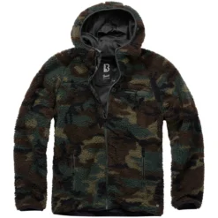 Brandit Teddyfleece Worker Jacket Woodland -Cheap Mod Lenza Store 5024 10 BRANDIT TEDDYFLEECE WOODLAND 005 1