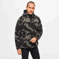 Brandit Teddyfleece Worker Jacket Dark Camo