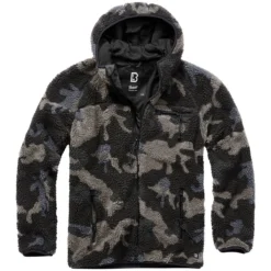 Brandit Teddyfleece Worker Jacket Dark Camo -Cheap Mod Lenza Store 5024 4 BRANDIT TEDDYFLEECE DARKCAMO 003 2