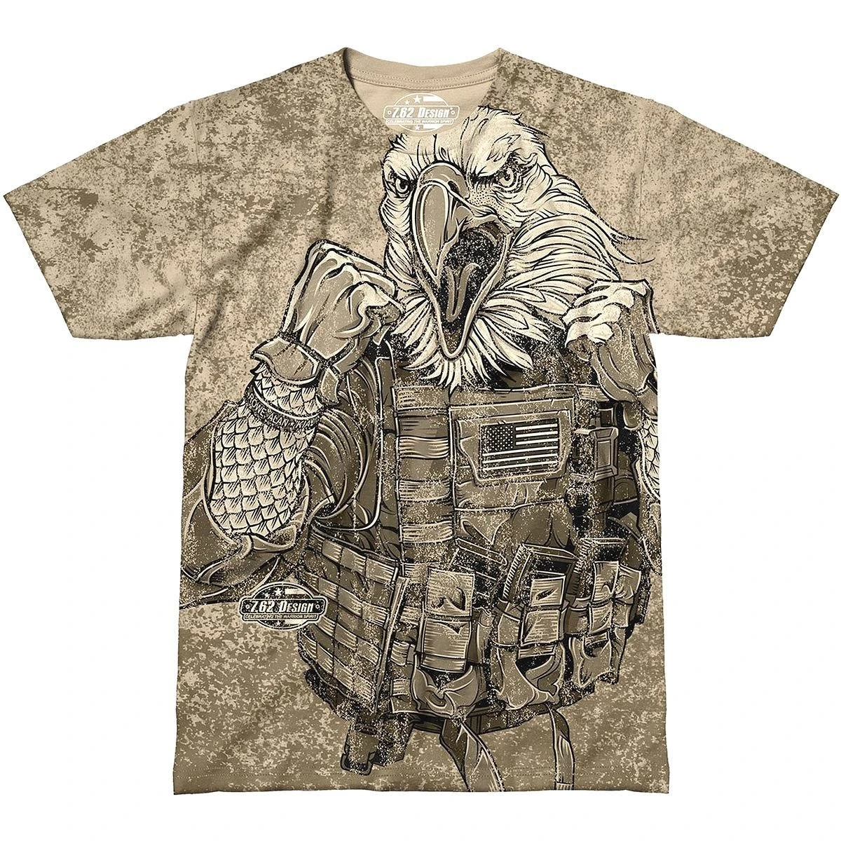 7.62 Design Avenge Our Fallen T-Shirt Sand 3 7.62 Design Avenge Our Fallen T-Shirt Sand