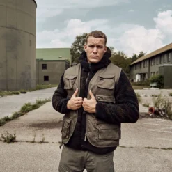 Brandit Hunting Vest Olive -Cheap Mod Lenza Store Brandit Hunting Vest Olive 3 2