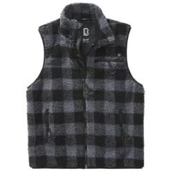 Brandit Teddyfleece Worker Vest Black/Grey -Cheap Mod Lenza Store Brandit Teddyfleece Worker Vest Black Grey 3 1200x1200 2