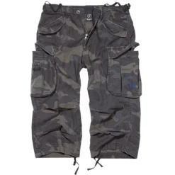 Brandit Industry Vintage 3/4 Shorts Dark Camo