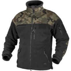 Helikon Infantry Duty Fleece Jacket Black / Polish Woodland