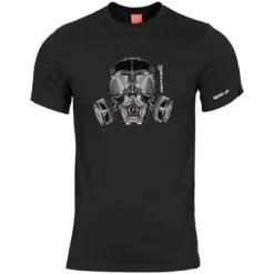 Pentagon Ageron Gas Mask T-Shirt Black