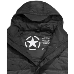 MFH Lined Vest With A Detachable Hood Black -Cheap Mod Lenza Store MFH 04155 Vest Lined Detachable Hood black 003