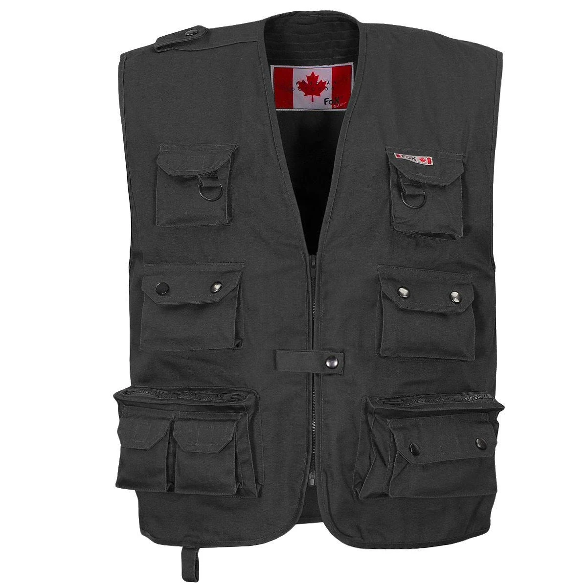 Fox Outdoor Heavy Vest Black 3 Fox Outdoor Heavy Vest Black