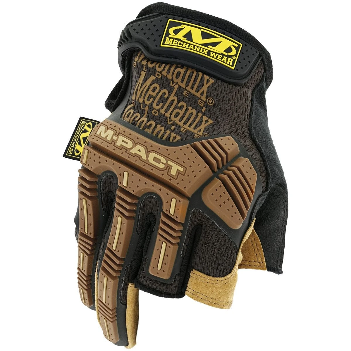 Mechanix Wear M-Pact Framer Leather Gloves Brown 3 Mechanix Wear M-Pact Framer Leather Gloves Brown