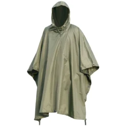 Waterproof Poncho Ripstop Olive