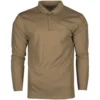 Mil-Tec Tactical Long Sleeve Quick Dry Polo Shirt Dark Coyote 1 Mil-Tec Tactical Long Sleeve Quick Dry Polo Shirt Dark Coyote -Cheap Mod Lenza Store Mil Tec Polo shirt darkcoyote 01 1001x1001