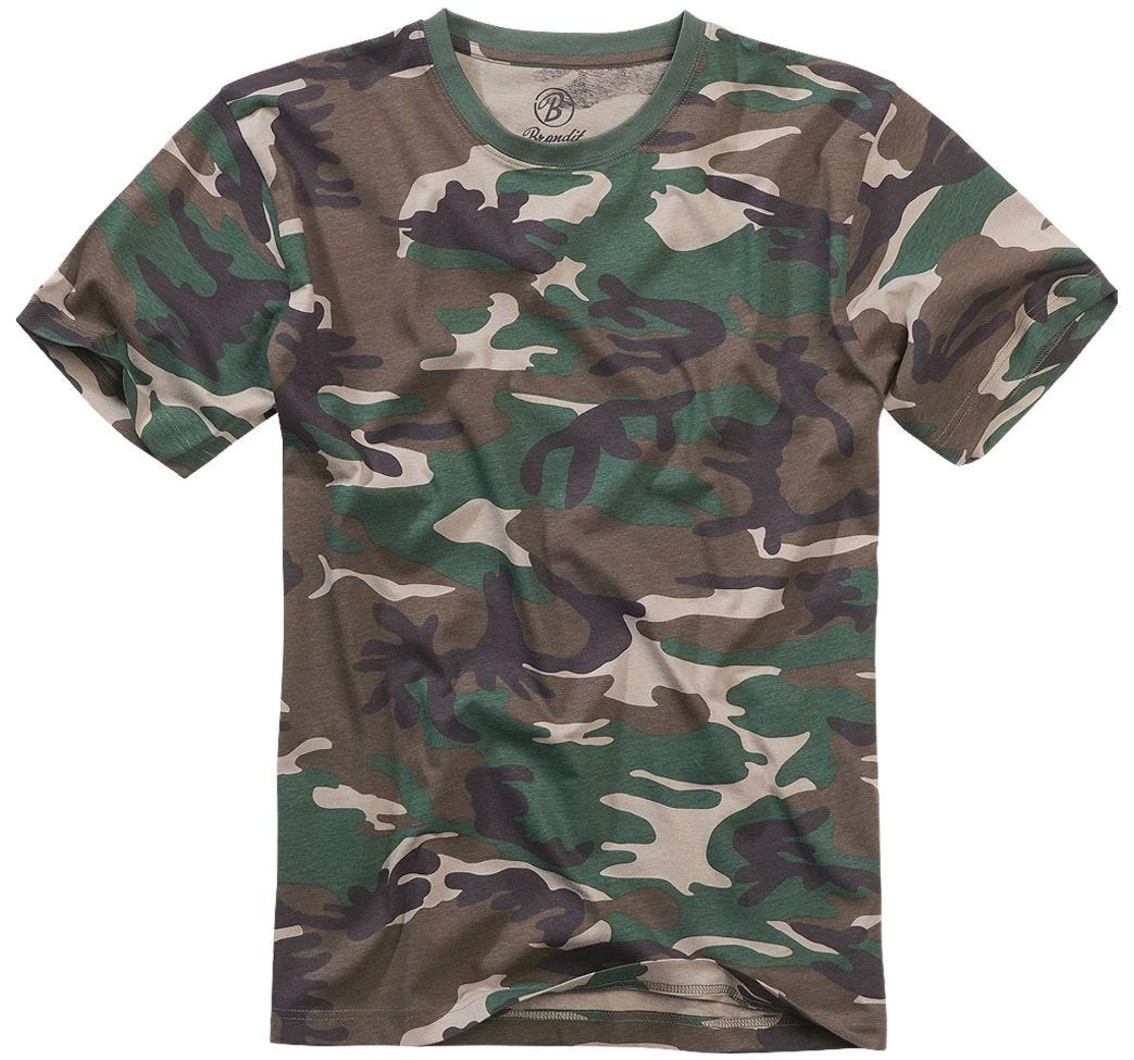 Brandit T-shirt Woodland 3 Brandit T-shirt Woodland