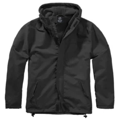 Brandit Windbreaker Front Zip Black