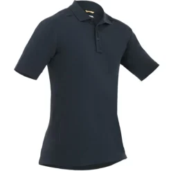First Tactical Men's Cotton Short Sleeve Polo With Pen Pocket Midnight Navy
