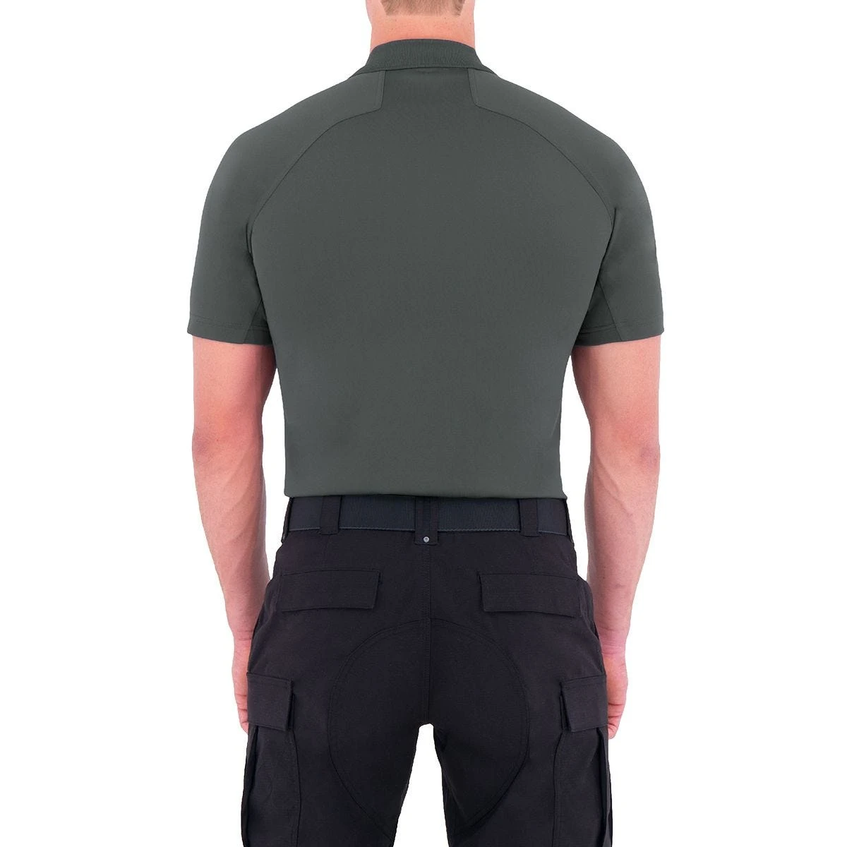 First Tactical Men's Performance Short Sleeve Polo Asphalt 5 First Tactical Men's Performance Short Sleeve Polo Asphalt - Image 3