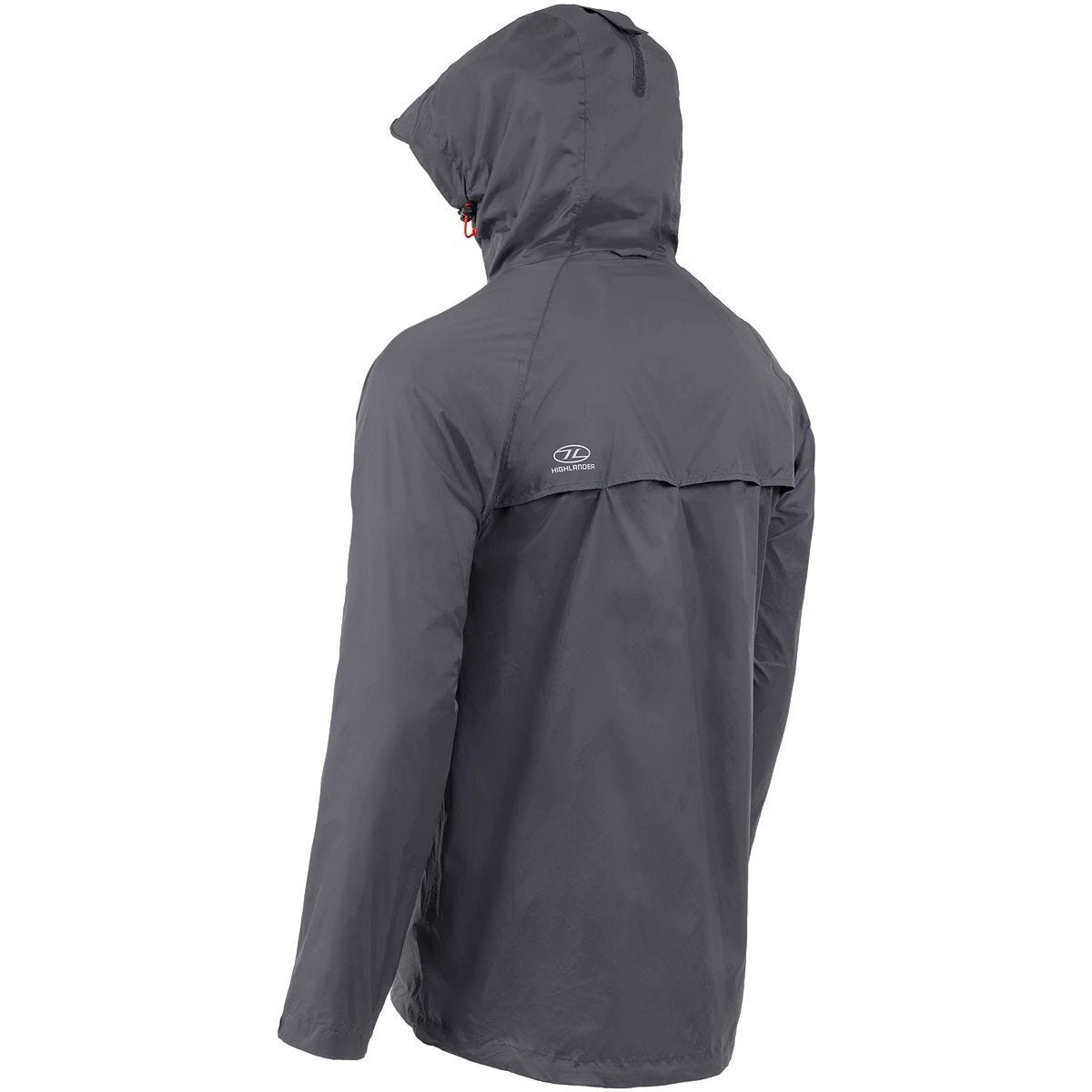 Highlander Stow & Go Packaway Jacket Charcoal 6 Highlander Stow & Go Packaway Jacket Charcoal - Image 4