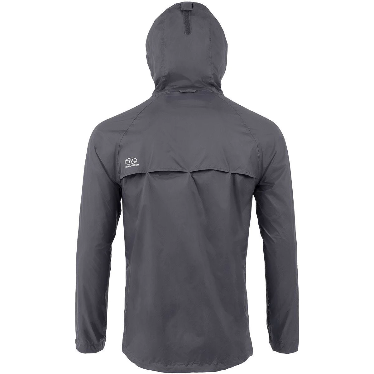 Highlander Stow & Go Packaway Jacket Charcoal 7 Highlander Stow & Go Packaway Jacket Charcoal - Image 5