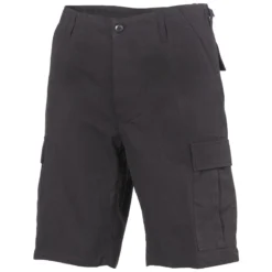 MFH US BDU Bermuda Shorts Ripstop Black
