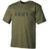 MFH T-shirt Olive With Army Print -Cheap Mod Lenza Store mfh t shirt army od 1 1