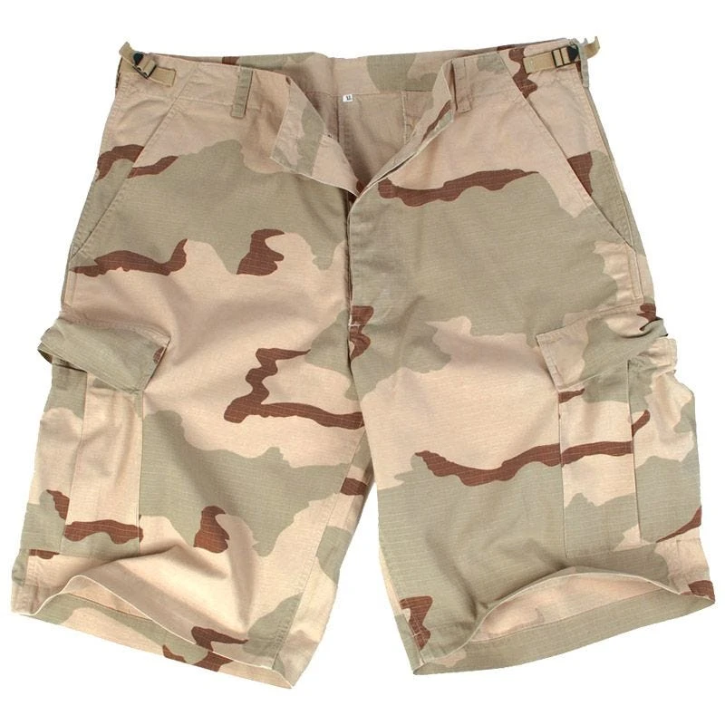 Mil-Tec US Prewashed Ripstop Bermuda Shorts 3-Colour Desert 3 Mil-Tec US Prewashed Ripstop Bermuda Shorts 3-Colour Desert