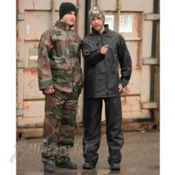 Mil-Tec Waterproof Suit Black -Cheap Mod Lenza Store mil tec wet weather black 2a 1