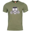Pentagon Ageron Gas Mask T-Shirt Olive -Cheap Mod Lenza Store pentagon gas mask olive 1