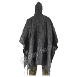 Waterproof Poncho Ripstop Black -Cheap Mod Lenza Store poncho black 2 1