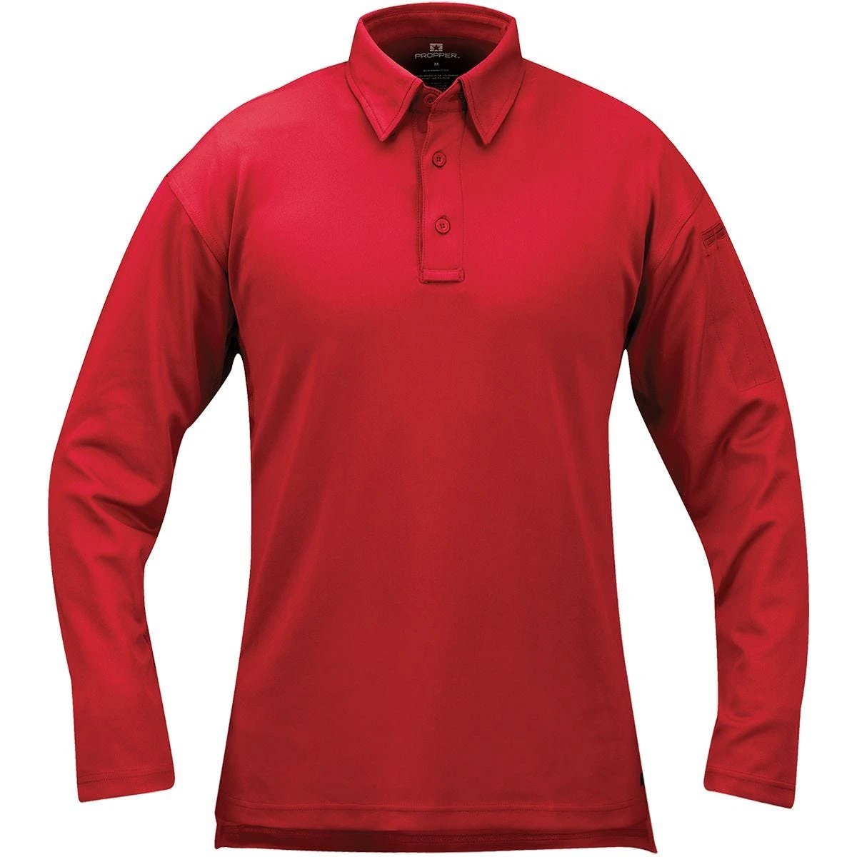 Propper I.C.E. Men's Performance Long Sleeve Polo Red 3 Propper I.C.E. Men's Performance Long Sleeve Polo Red