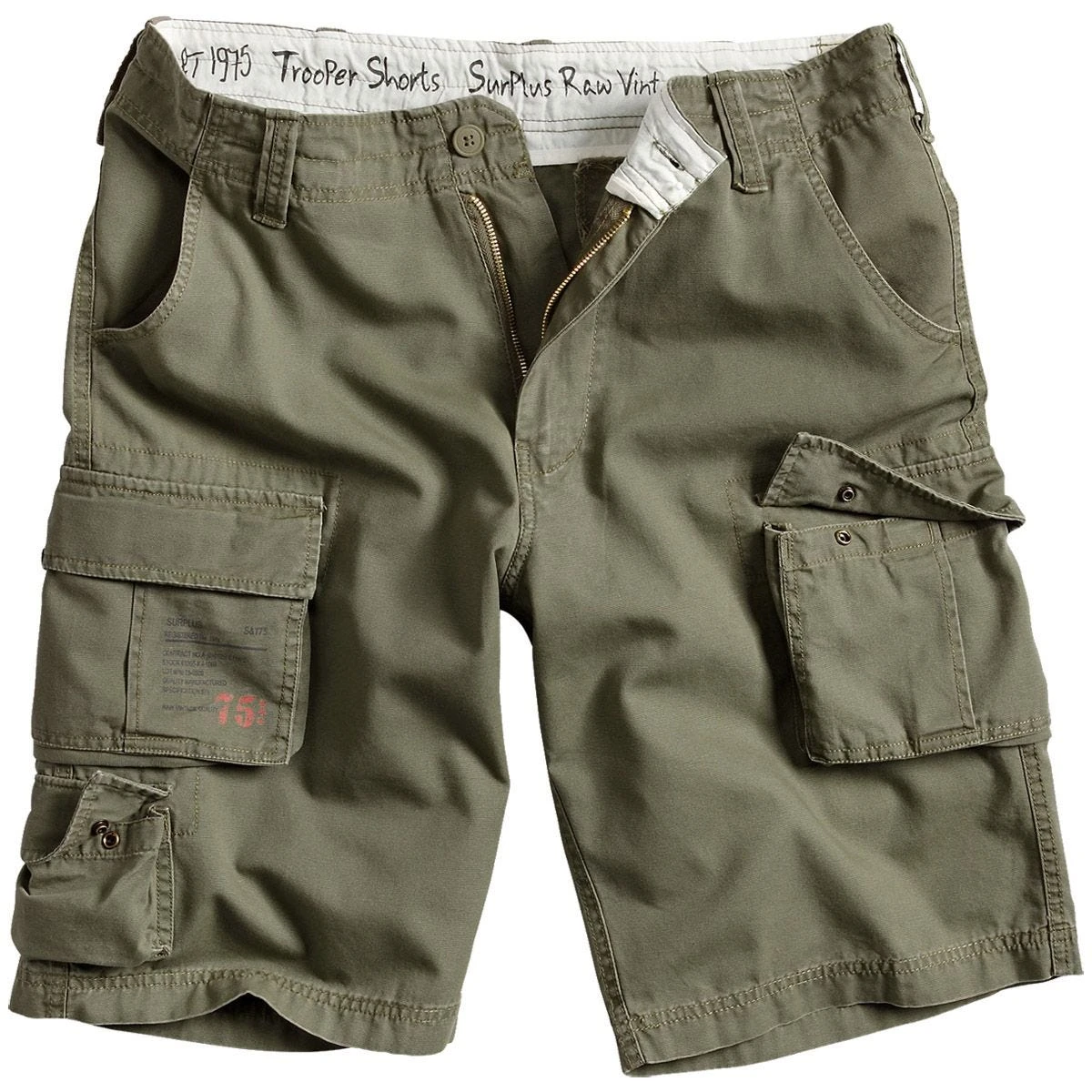 Surplus Trooper Shorts Olive Washed 3 Surplus Trooper Shorts Olive Washed